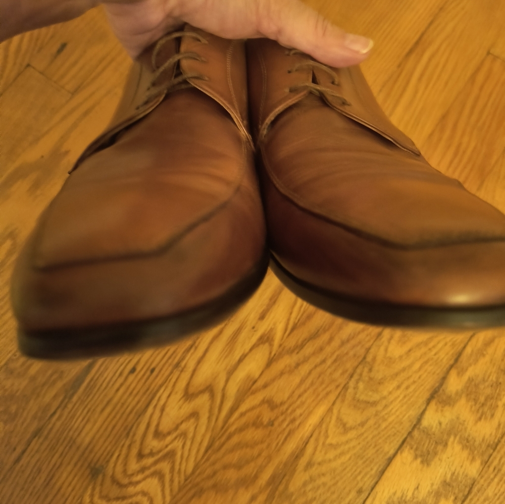 Santoni Cognac Tone Pritchard (Rare) Shoes - Picture 7 of 14